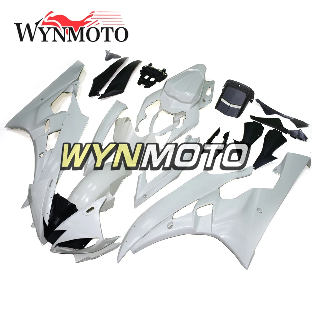 

Complete Unpainted Fairings Kit For 2006 2007 Yamaha R6 06 07 Year Injection ABS Plastics Bodywork Motorcycle Full Naked Cowling
