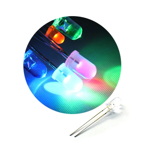 

1000Pcs 5mm Through Hole High Brightness LED Diode Light Color=Green/Red/Yellow/Blue/White