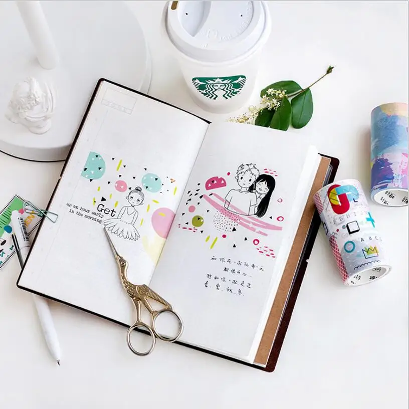 80 мм широкая мечта свежий и сладкий красочный мир лента для декорации Washi DIY