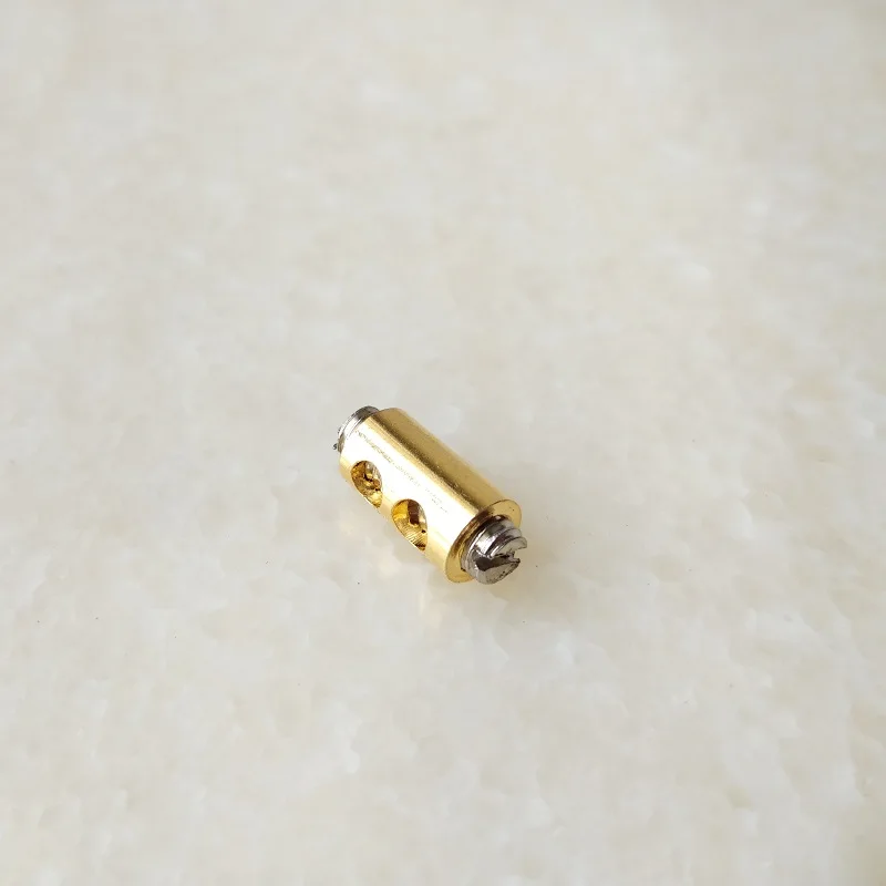 1,0-2,0 м золотой Стальной Трос фиксатор+ щелевая груба команда с одним отверстием или два отверстия стальной трос якоря зажим для фитингов