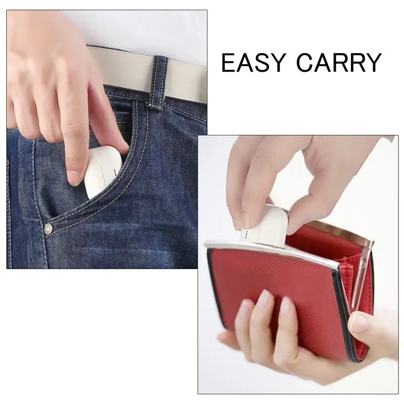 Мини TWS IP8 Bluetooth наушники стерео беспроводные карманные с зарядным боксом для