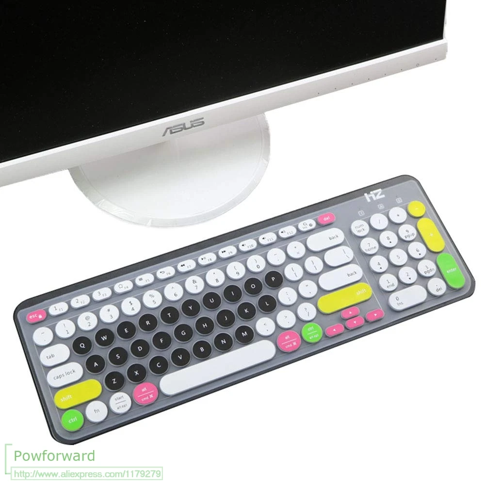 Клавиатура кожного покрова подходит logitech K780 и мульти-устройство Беспроводной клавиатура ультра тонкий силиконовый чехол для ноутбука