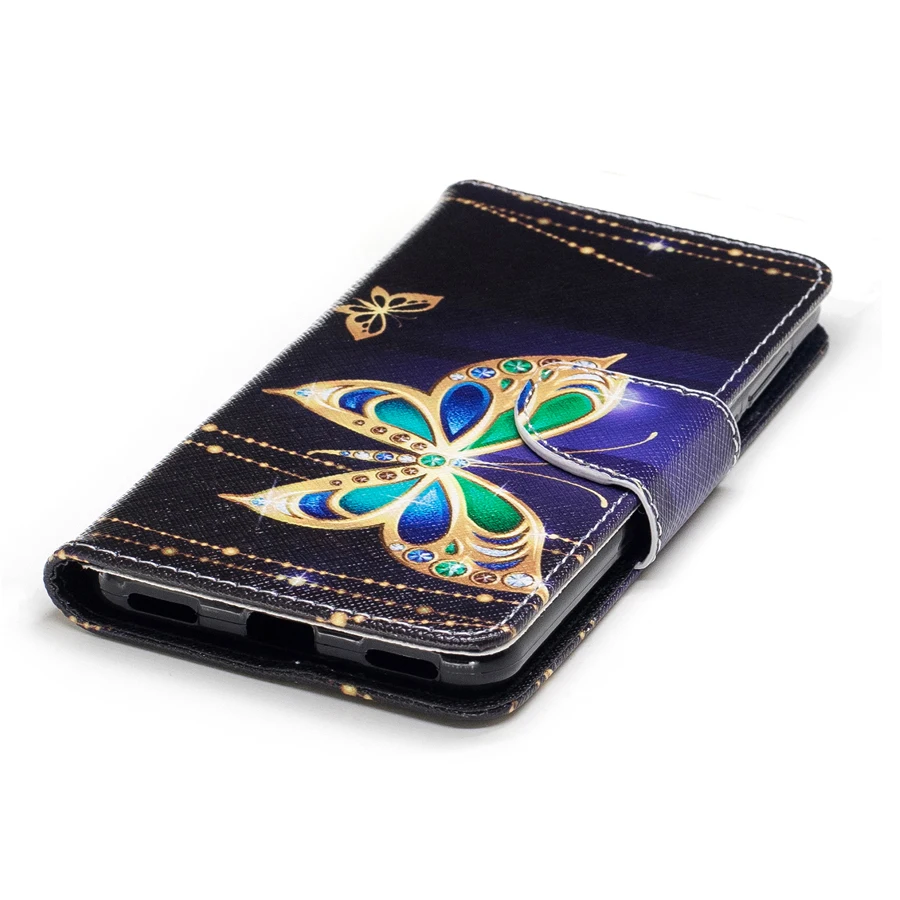 Для huawei Y5 II случаях новый мультфильм Panda бабочка PU Флип кожаный чехол для 2
