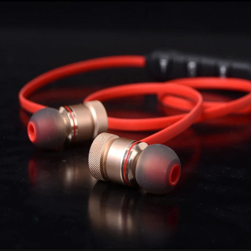 Беспроводные наушники Bluetooth 4 1 Металлическая магнитная Беспроводная спортивная