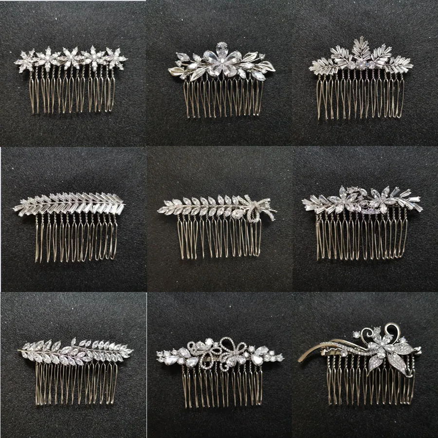 SLBRIDAL Роскошные трендовые очаровательные модные зубцы с кубическим цирконием