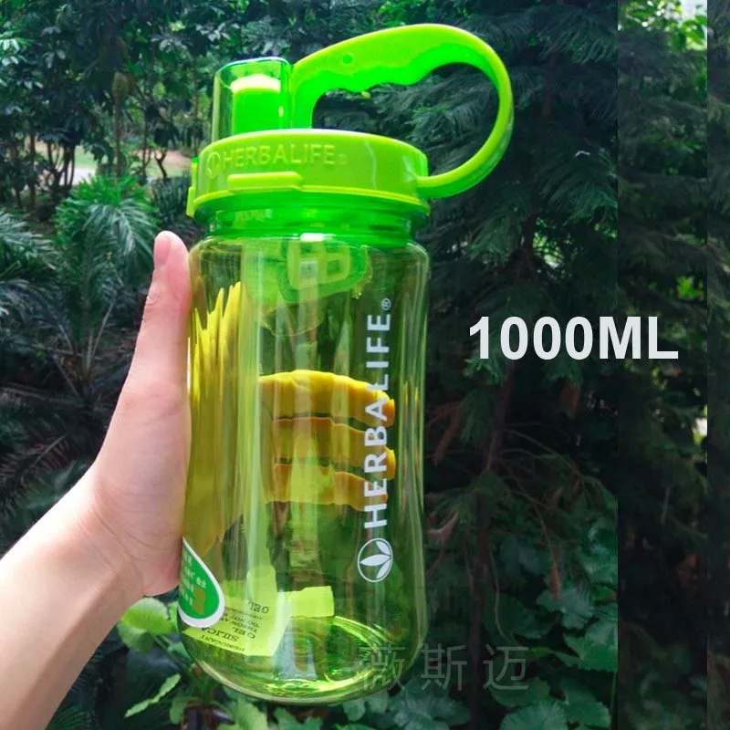 2000 мл herbalife брендовая цветная бутылка для воды герметичный пластик с ремешком соломы питание изготовленный на заказ шейкер Спортивная бутылка