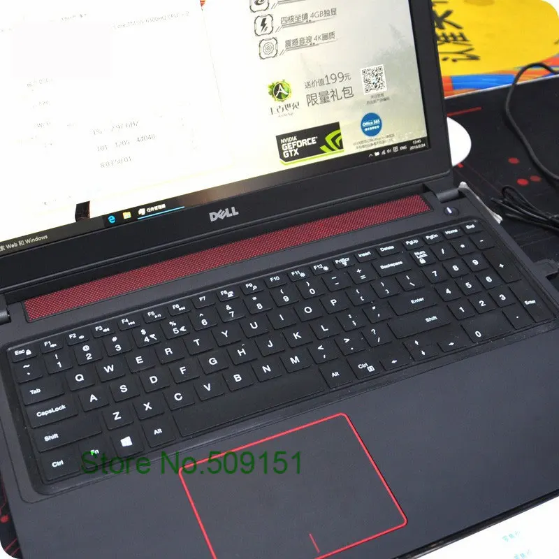 Чехол для клавиатуры ноутбука Dell inspiron 15 6 дюйма серия 3000 3559 3558 3543 дюймов 15E 15D