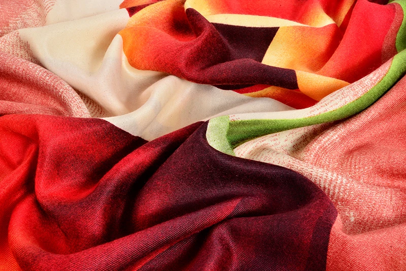 Шарф женский 2017 модный бренд горячая распродажа одежда аксессуары цветок Зимний