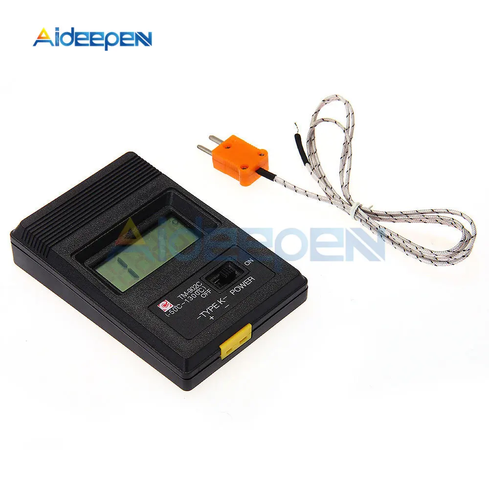 TM-902C TM902C измеритель температуры цифровой термометр K Тип термометр датчик термопары детектор датчик