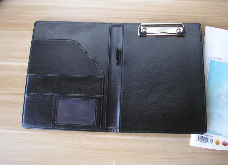 Рекламный журнал из искусственной кожи A5 для путешествий планер Обложка меню с