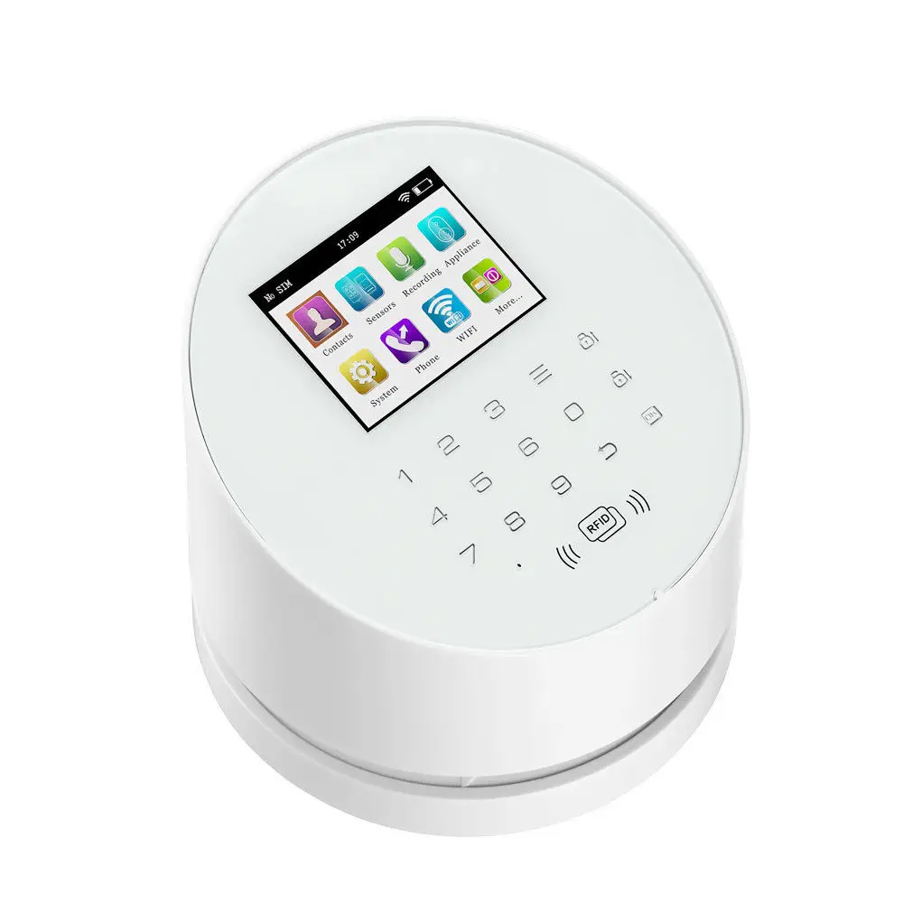 Домашняя охранная сигнализация KERUI W2 с сенсорной клавиатурой Wi Fi приложением IOS и