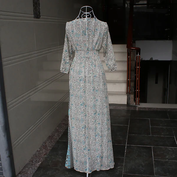 Женское длинное платье boho шифоновое винтажное в стиле бохо лето 2017|boho maxi dress|maxi dress