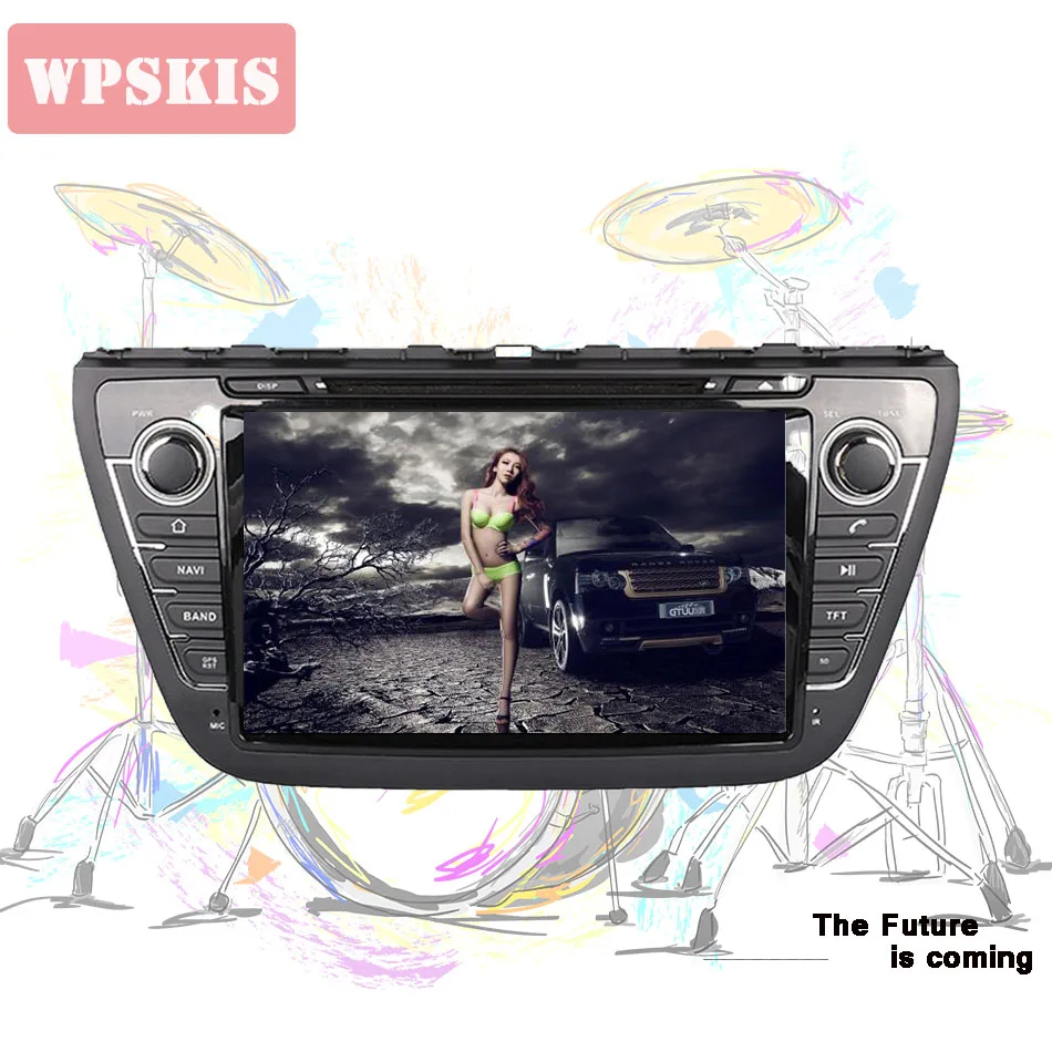 Для Suzuki SX4 S Cross 2014 Восьмиядерный android 9 0 4G + 64G Автомобильный GPS Navi аудио видео музыка
