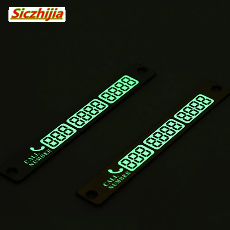 Автомобильная Временная парковочная карта присоска номерного знака для