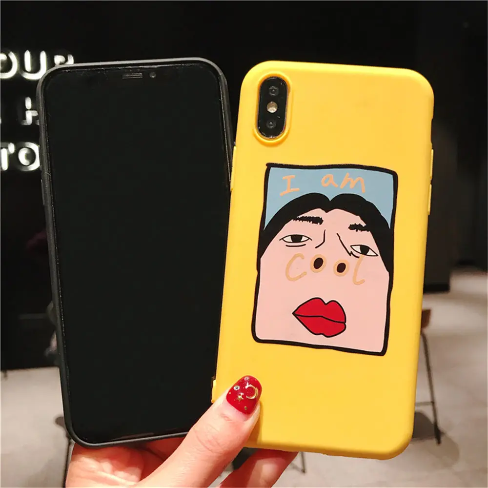 Силиконовый чехол Bluleki для iPhone X XR XS Max 8 7 6 6s Plus 5S SE Забавный крутой узор мягкая