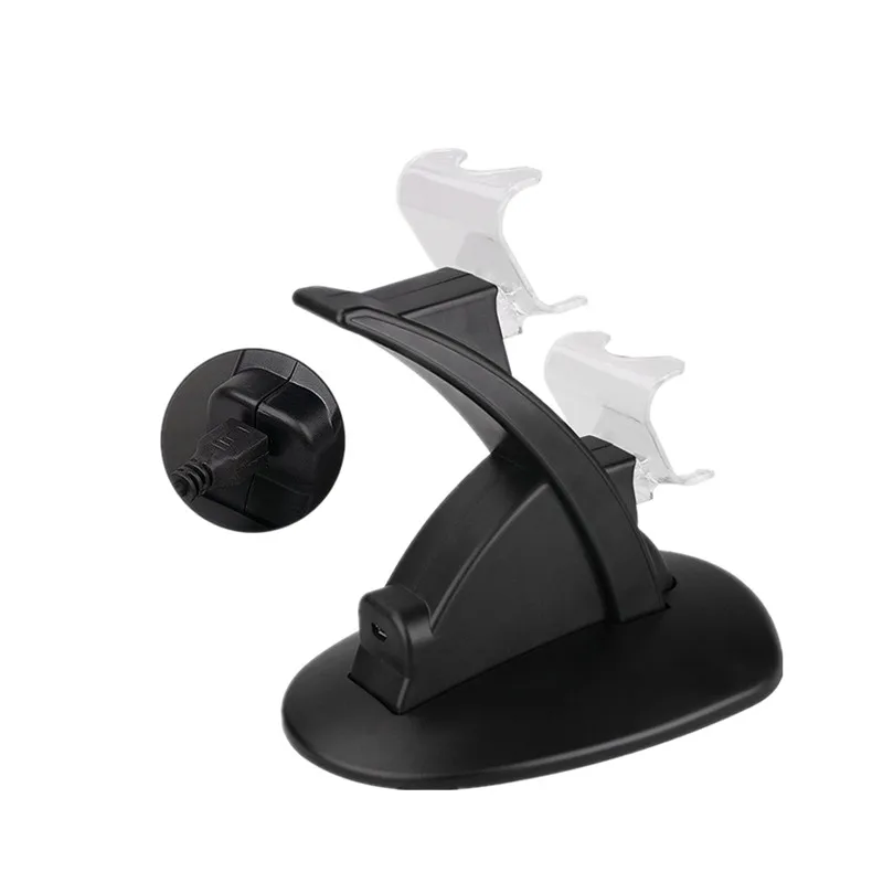 PS4 аксессуары Джойстик PS4 Зарядное устройство Play Station 4 двойной микро-usb зарядная станция Подставка для SONY Playstation 4 PS4 контроллер