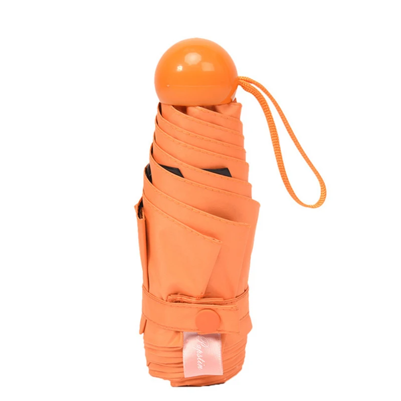 Fashion Female Capsule Pocket Light Umbrella Rain Woman Mini Folding Umbrellas Portable Travel Compact Rain Umbrella For Men