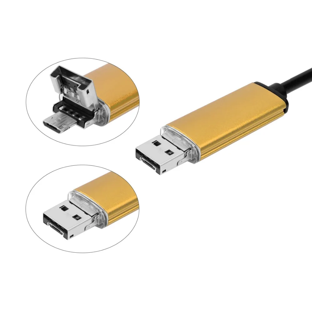 USB эндоскоп с объективом 7 мм 2 м 5 м|endoscope camera android|camera androidcamera snake |