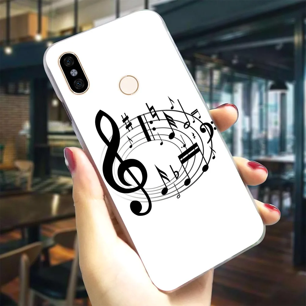 Чехол для телефона крепление для спортивной камеры Xiao mi 8 Lite любовь старый музыкальная Партитура чехол mi A1 A2/A2 Lite mi 8/mi 8 9 SE mi x 2 S Жесткий Корпус противоударный