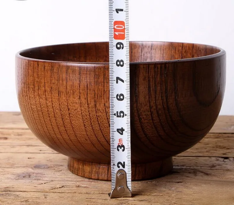 Посуда из массива дерева Круглая Деревянная миска по индивидуальному заказу