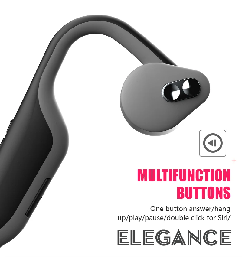 Bluetooth 5.0 Original headphones Bone Conduction Headsets Wireless Sports earphones Handsfree Headsets Support Drop Shipping