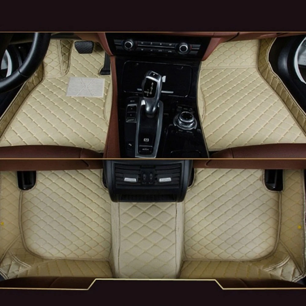 

Автомобильные коврики для BMW 7 серии F01/F02 740i 740Li 750i 760i 2014 2015, кожаные коврики на заказ, Стайлинг автомобиля
