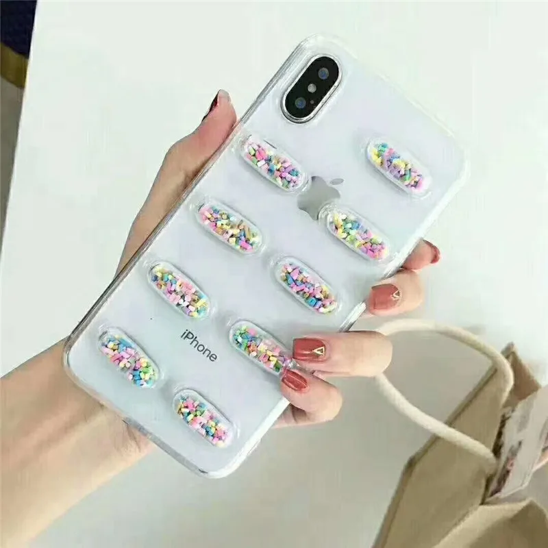 Милый 3D чехол для телефона с таблетками для huawei P20 P20Pro P20Lite, чехол, прозрачная задняя крышка, чехол для iphone 6, 7, 8 plus, XS, 11, 11pro max