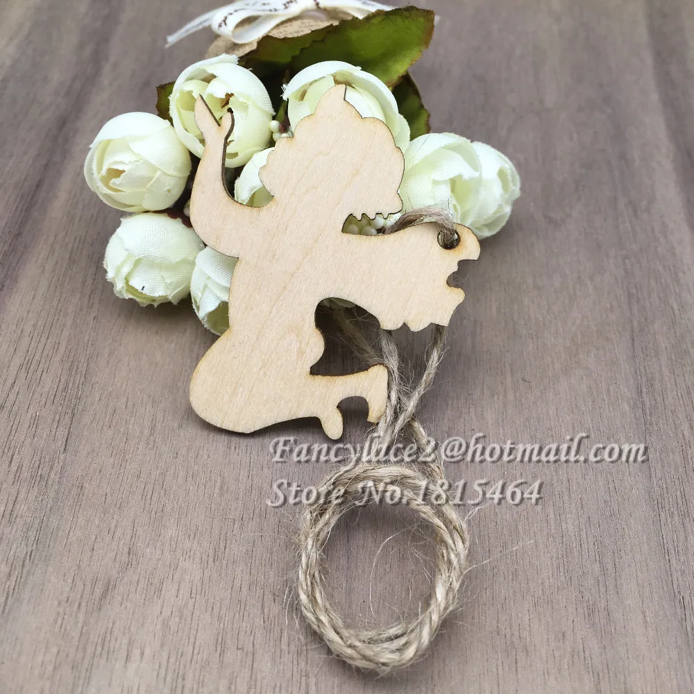 60 шт. деревянные бирки украшения Железная карта|decoration wood|decorative decorativedecorative home decor |
