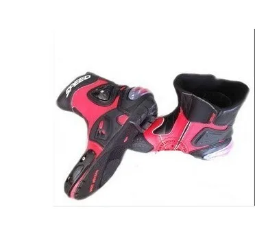 Новый длинный дизайн автомобильные гоночные ботинки мотоциклетная обувь