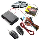 GLCC Универсальная автомобильная Система бесключевого доступа кнопка старт Стоп светодиодный брелок центральный Комплект Дверной замок с дистанционным управлением