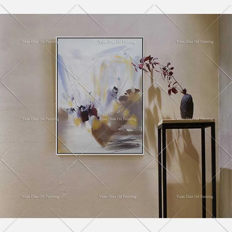 Beste Abstract Landschap Moderne Abstracte Olieverfschilderij Wall Art Woonkamer Decor Gift Berg Foto Canvas Schilderij