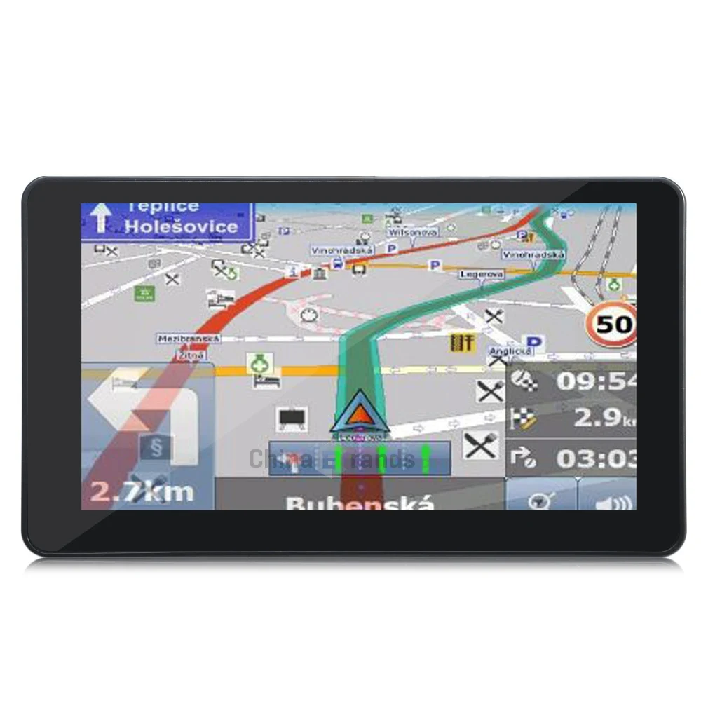 7 дюймов автомобиля Планшеты GPS 170 градусов Широкий формат 1080 P Видеорегистраторы