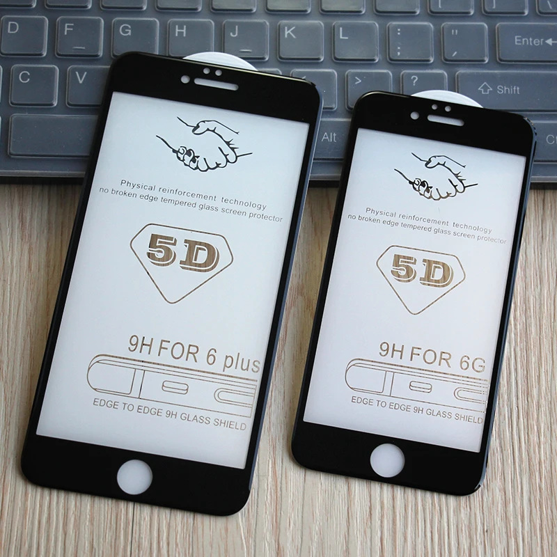 5D изогнутый экран протектор для iPhone6 6S 7 8 Plus X Edge полное покрытие пленка iPhone 12mini 11 Pro