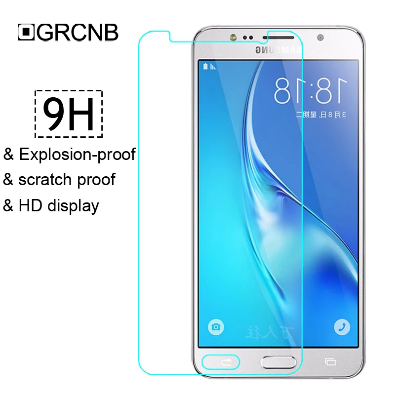 0,28 мм 9H закаленное Стекло для Samsung Galaxy J3, J5, J7 года J310 J510 J710 Экран защитная пленка 2.5D закаленное Стекло