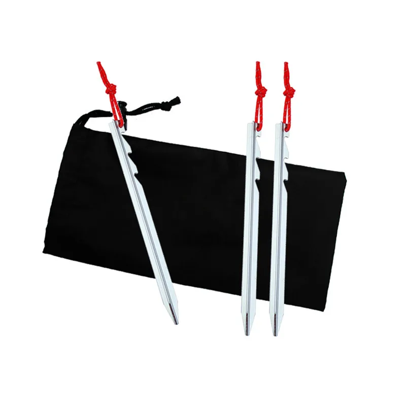 Все one tech Pack из 8 7075 алюминий открытый тент колышки для палатки безопасность и