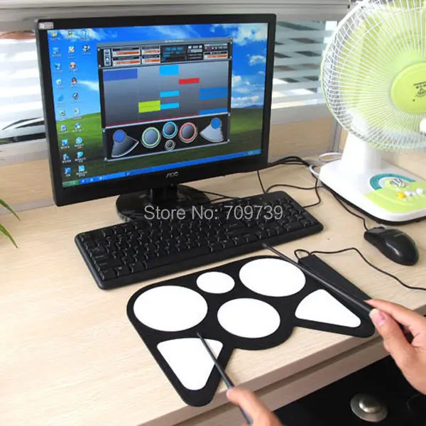 Brinquedos educativos бубен скрипка usb pc цифровой подъемные пэду комплект музыкальные