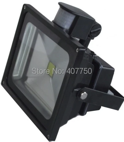 

free shipping to Oceania human body sensor control COB 20W led flood light Ip65 18pcs/Lot used for cinemas and labs