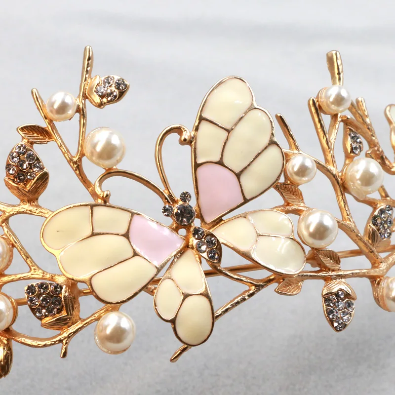 Женская свадебная корона бабочка обруч для волос аксессуары волос|crown wedding|headband