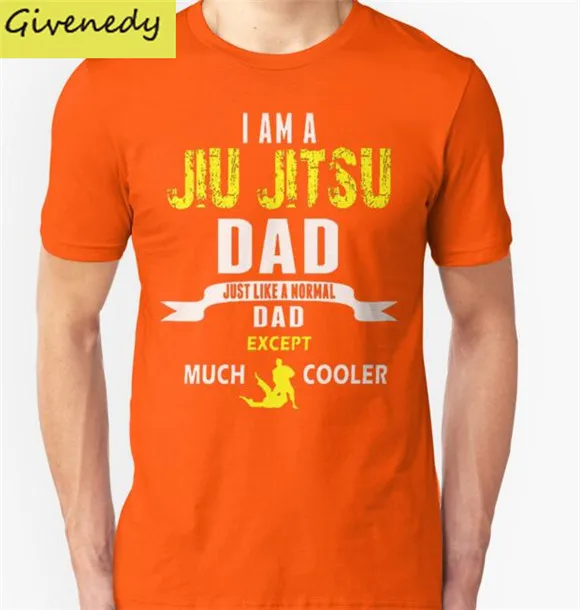 2016 новый стиль С Коротким Рукавом Прохладный я джиу-джитсу папа Мультфильм