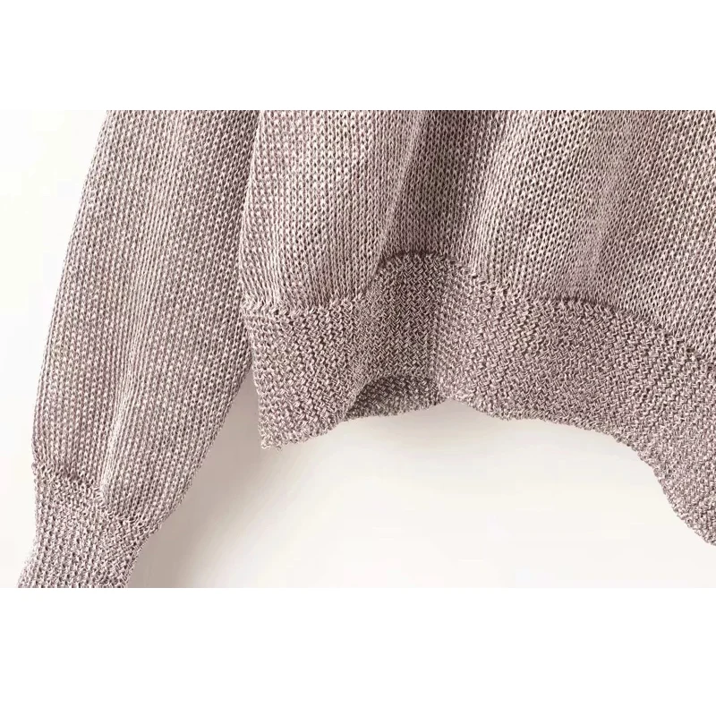 Модные свитера 2019 женский свитер с длинным рукавом в стиле панк металлический