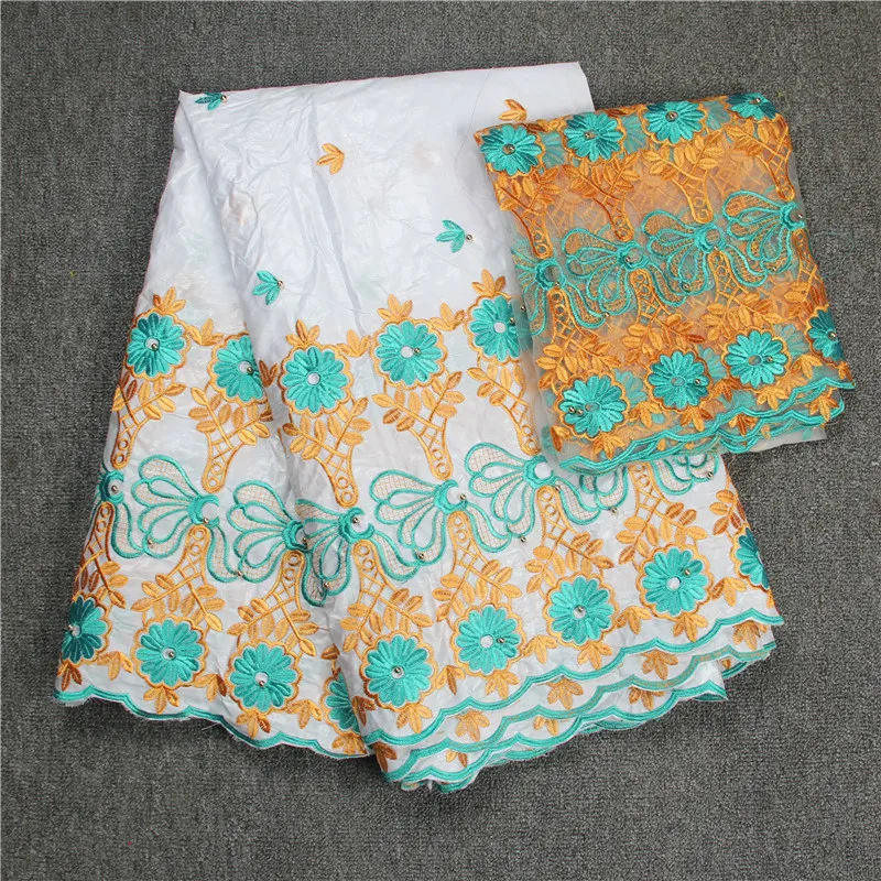 Горячая Распродажа tissu Базен Riche Getzner моды африканские принты вышитые кружева в