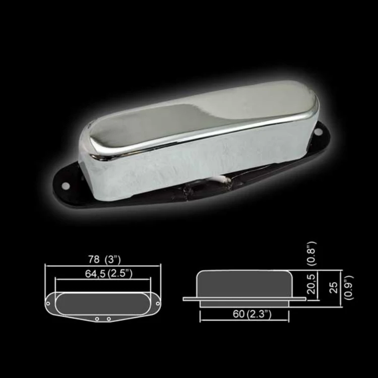 Однокатушечный пикап Belcat для электрогитары запчасти аксессуары хромированный