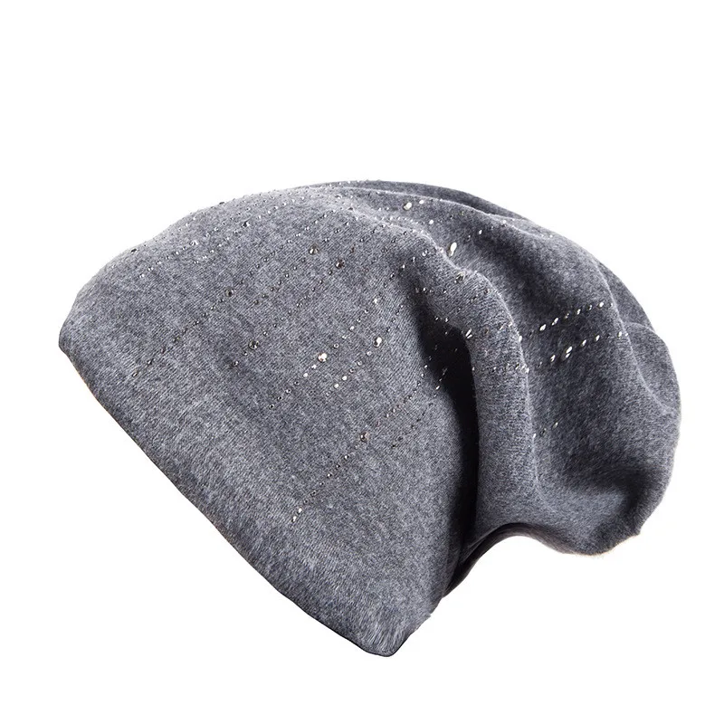 Письмо хеджирования Cap Женщины Skullies шапочки Вязание Вязаные шапки капот двойной