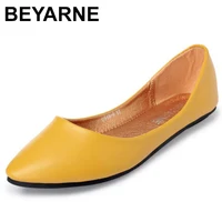 BEYARNEGenuine Leather Flat Shoes Woman Hand-sewn LeatherLoafers Cowhide SpringCandy colorCasualShoes Women Flats Women ShoeE531