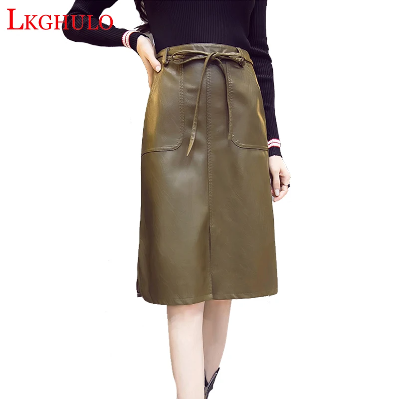 Женская мини юбка с карманами на молнии высокой талией модель W514 2018|Женские юбки|