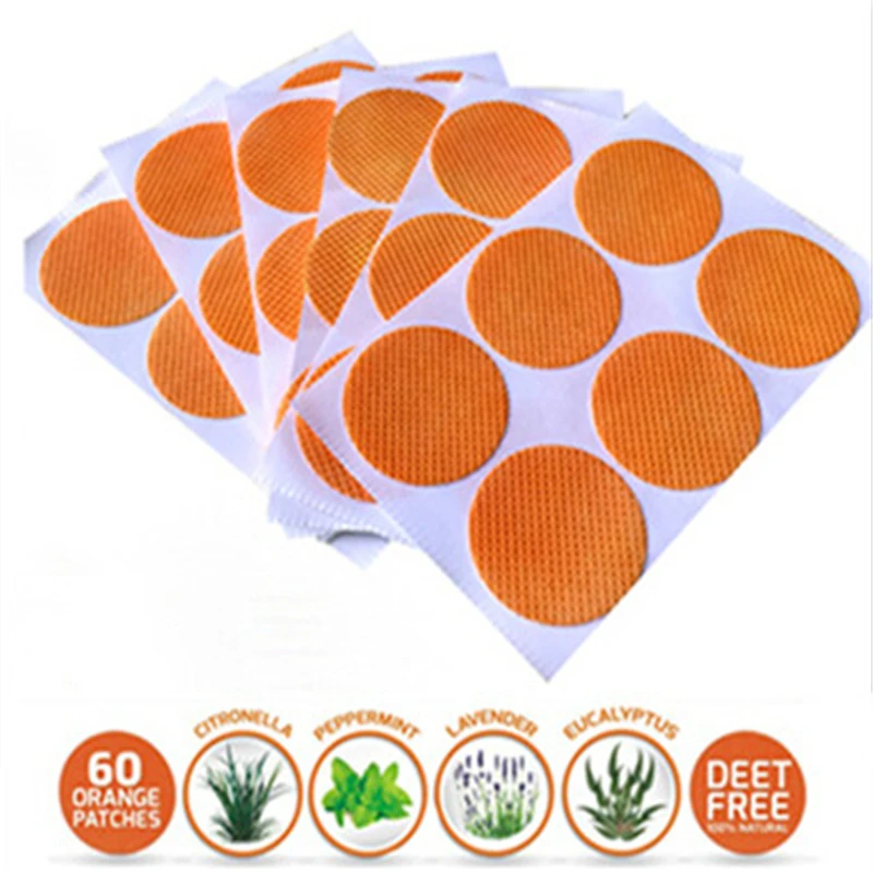 60 пластырей/партия антимоскитная пластырь репеллент от комаров патч борьба с