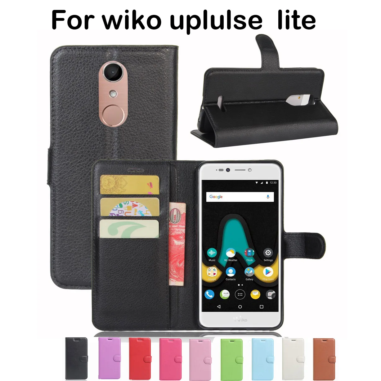Оригинал супер искусственная кожа для wiko upulse u импульса lite флип чехол из