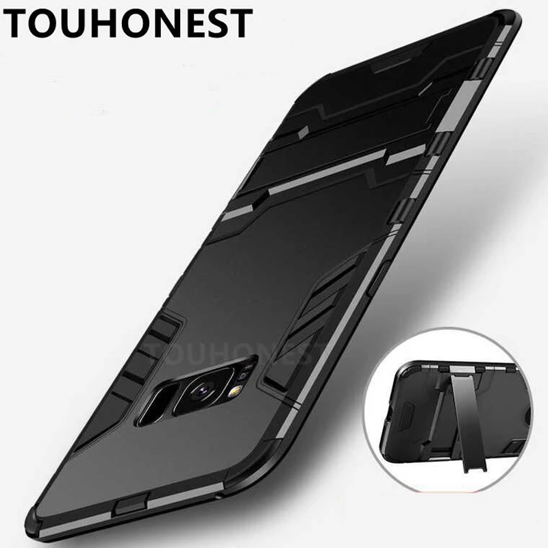 Ударопрочный резиновый армированный жесткий чехол для Samsung galaxy Note 9 S9 plus S8 S10 E A70 A90