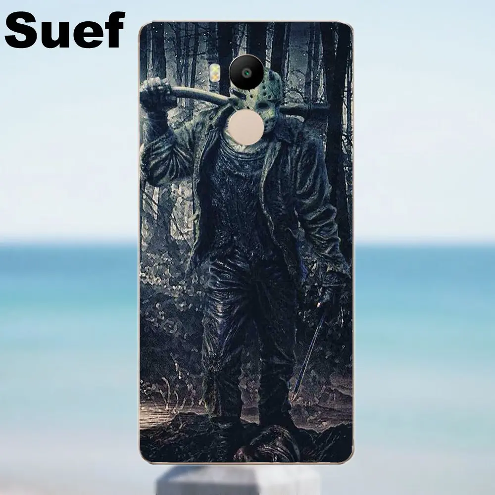 Для Xiaomi Redmi 4 для телефона Suef TPU Live Love 3 3S Pro Mi3 Mi4 Mi4i Mi4C Mi5 Mi5S Mi Max Note 2 Friday 13th Horror Jason |