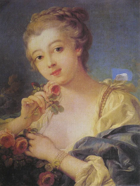 Портрет женщины ручной окрашивания 9 шт. x 20 см Смешанные хлопчатобумажные